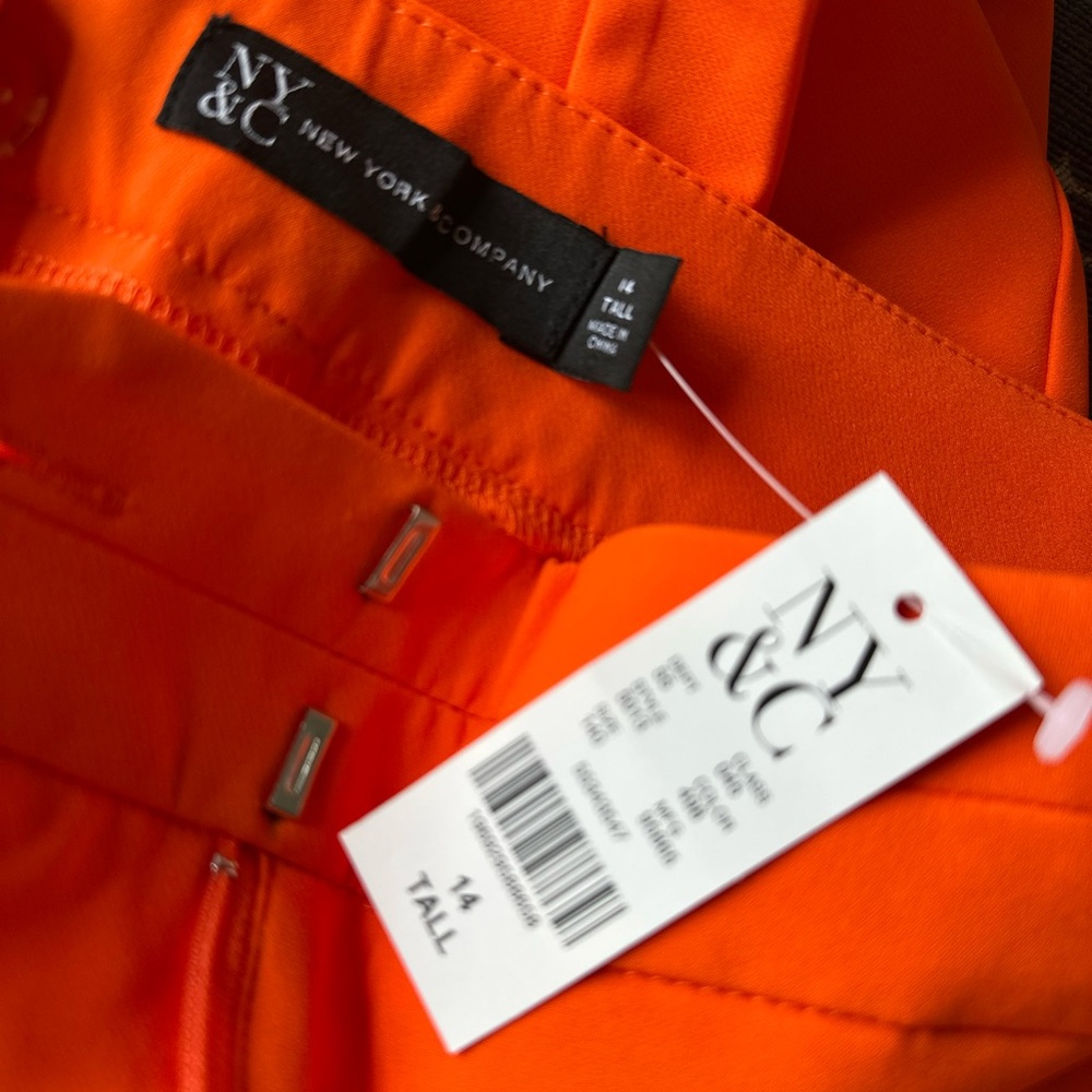 NY&C Orange Pants